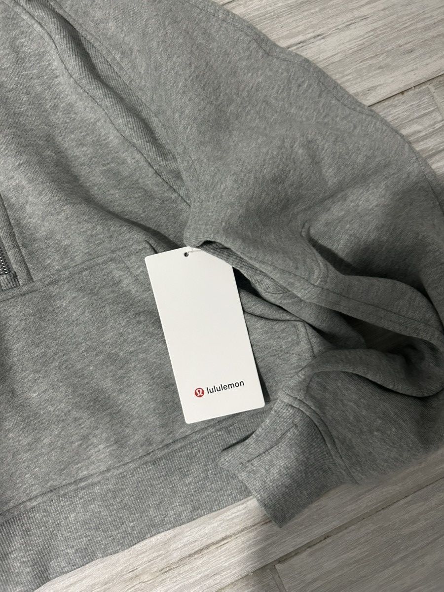 Lululemon Lululemon Gray Half Zip Scuba Hoodie Women's S long sleeve Size S / US 4 / IT 40 - 3 Thumbnail