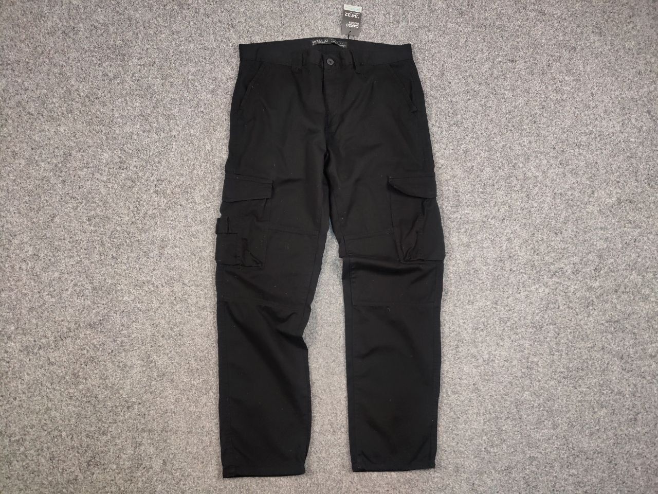Japanese Brand Vintage Japanese Style black cargo workwear Pants Y2K Size US 34 / EU 50 - 8 Thumbnail