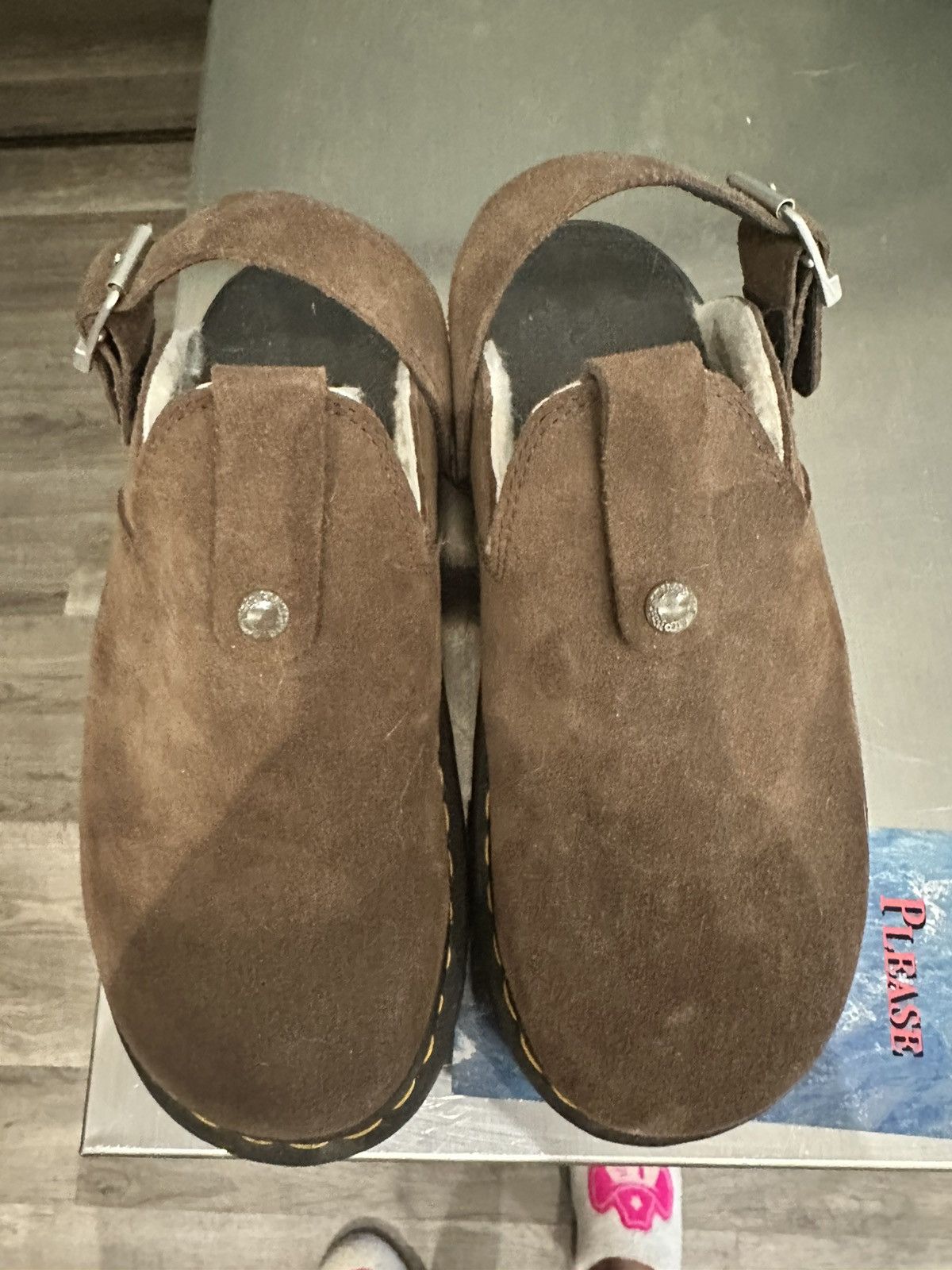 Dr. Martens Dr. Martens Zebzag Suede Slingback Platform Mules Size US 10 / IT 40 - 2 Thumbnail