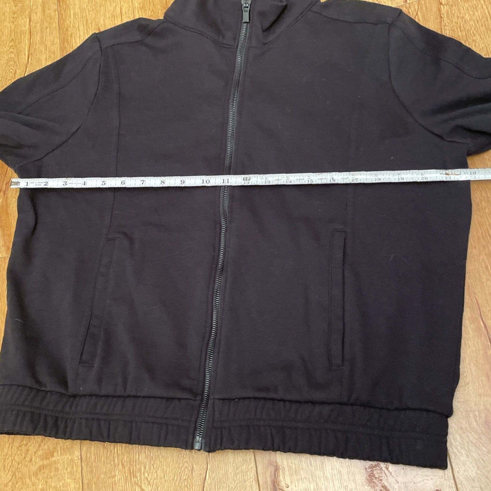 Vintage Yogalicious Cloud Departure Jacket Women’s XL Black Full Zip Collared Plush Jacket Size XL / US 12-14 / IT 48-50 - 3 Thumbnail