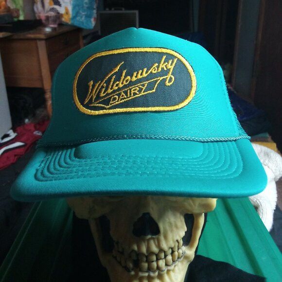 Other Deadstock Vintage Wildowsky Dairy Patch Snap Trucker Hat Cap Size ONE SIZE - 1 Thumbnail
