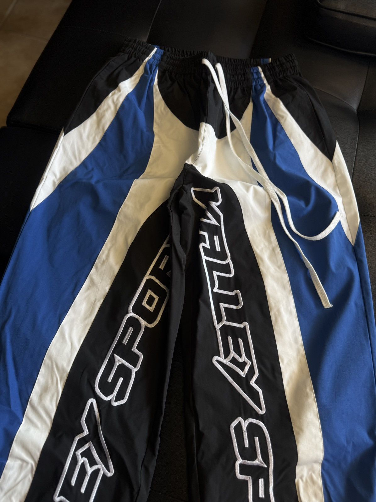 Vale Vale Blue White Track Sweatpant Joggers Size M (NEW) Size US 30 / EU 46 - 4 Thumbnail