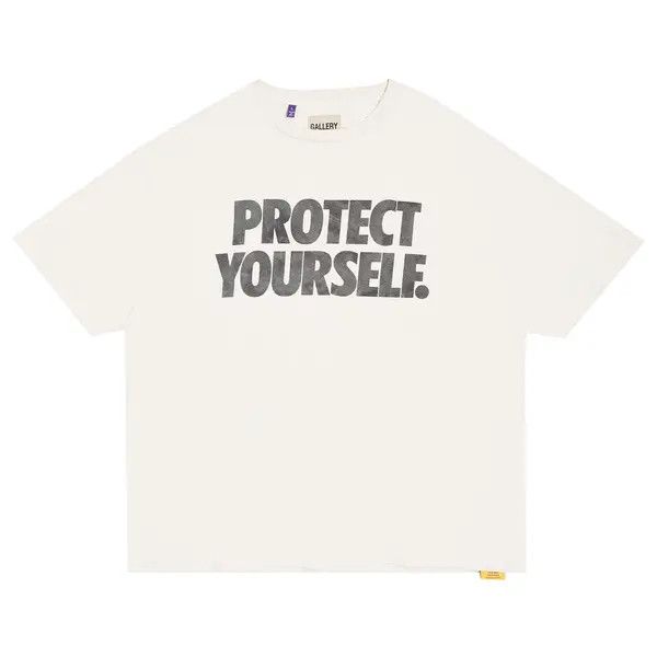 Gallery Dept. o1mle0426 Protect Yourself Tee Shirt in White Size US XS / EU 42 / 0 - 1 Thumbnail