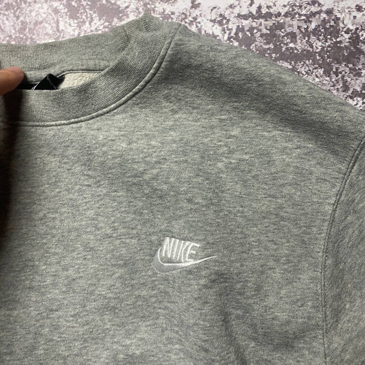 Nike Nike Sweatshirt Grey Vintage Swoosh Sweatshirt Y2K Size US S / EU 44-46 / 1 - 3 Thumbnail