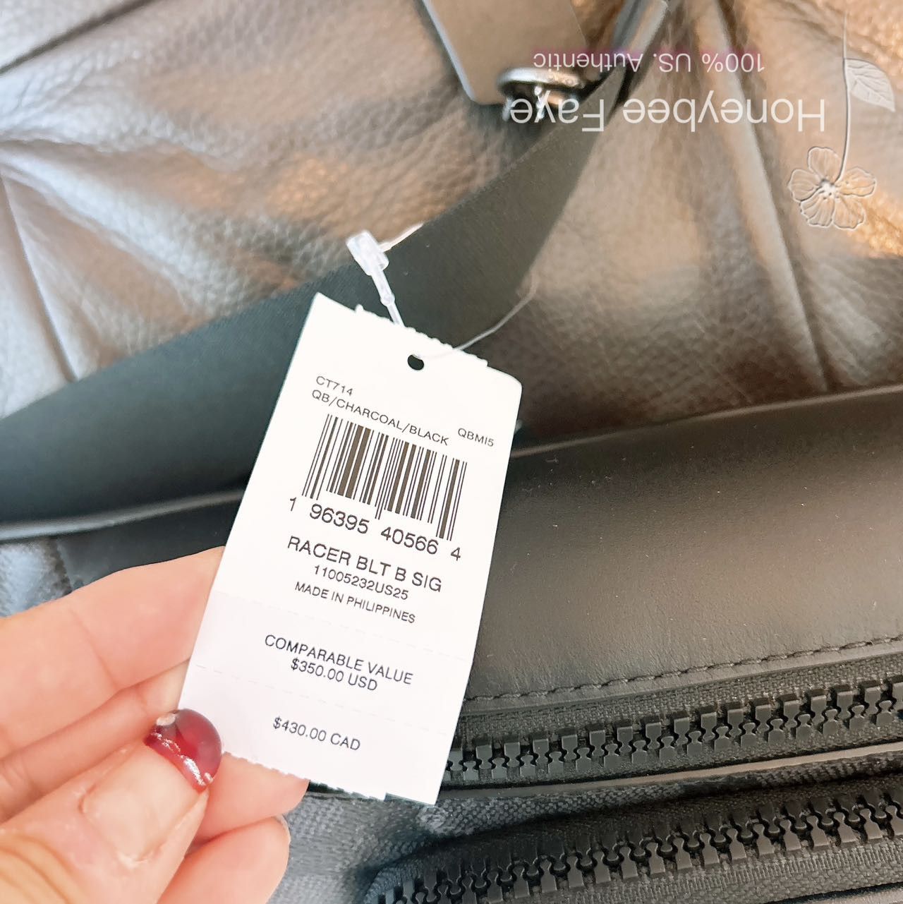 Coach Racer Belt Bag In Signature CT714 Size ONE SIZE - 5 Thumbnail