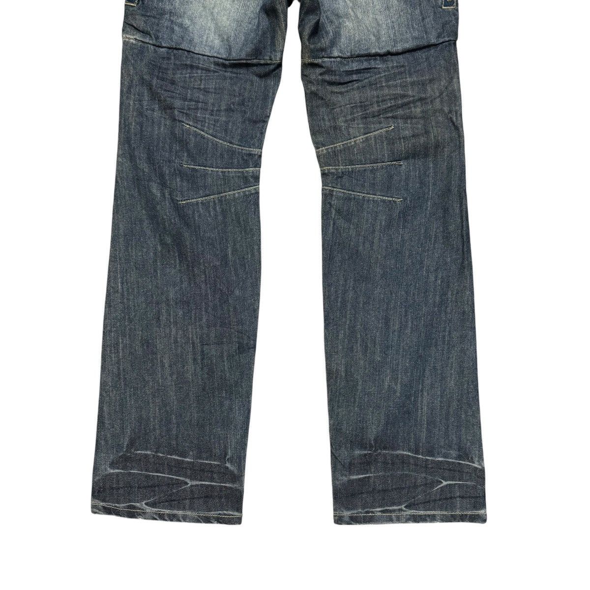 PPFM PPFM Double Waist Layered Denim Jeans Size US 32 / EU 48 - 15 Thumbnail