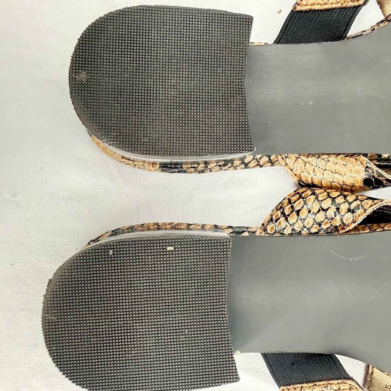 & Other Stories Karen Scott Womens 6M Slide Sandals Snake Toe Slip On Size US 6 / IT 36 - 7 Thumbnail