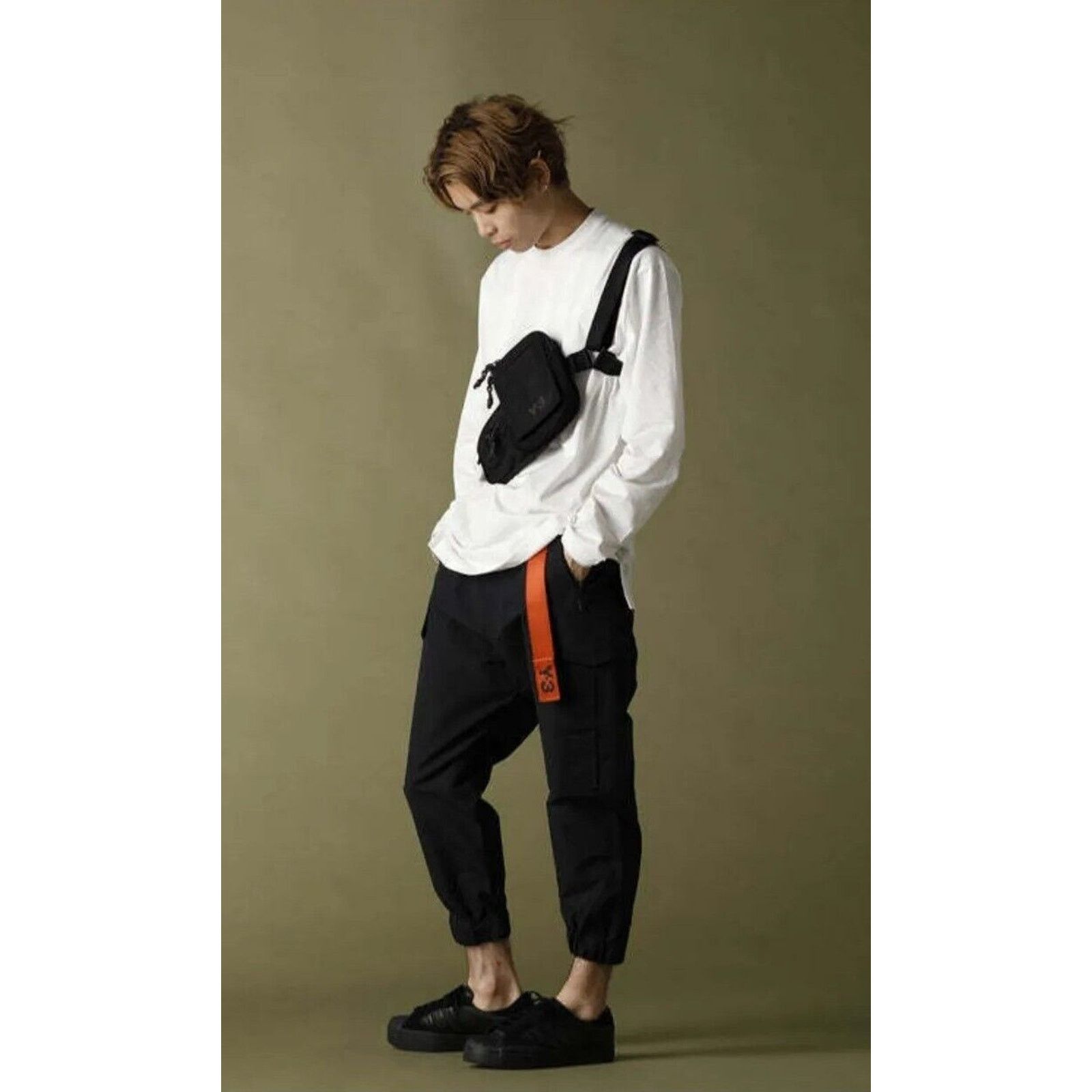 Y-3 Adidas Y-3 GK2109 Yohji Yamamoto CH3 Cord Bum Bag Size ONE SIZE - 2 Thumbnail