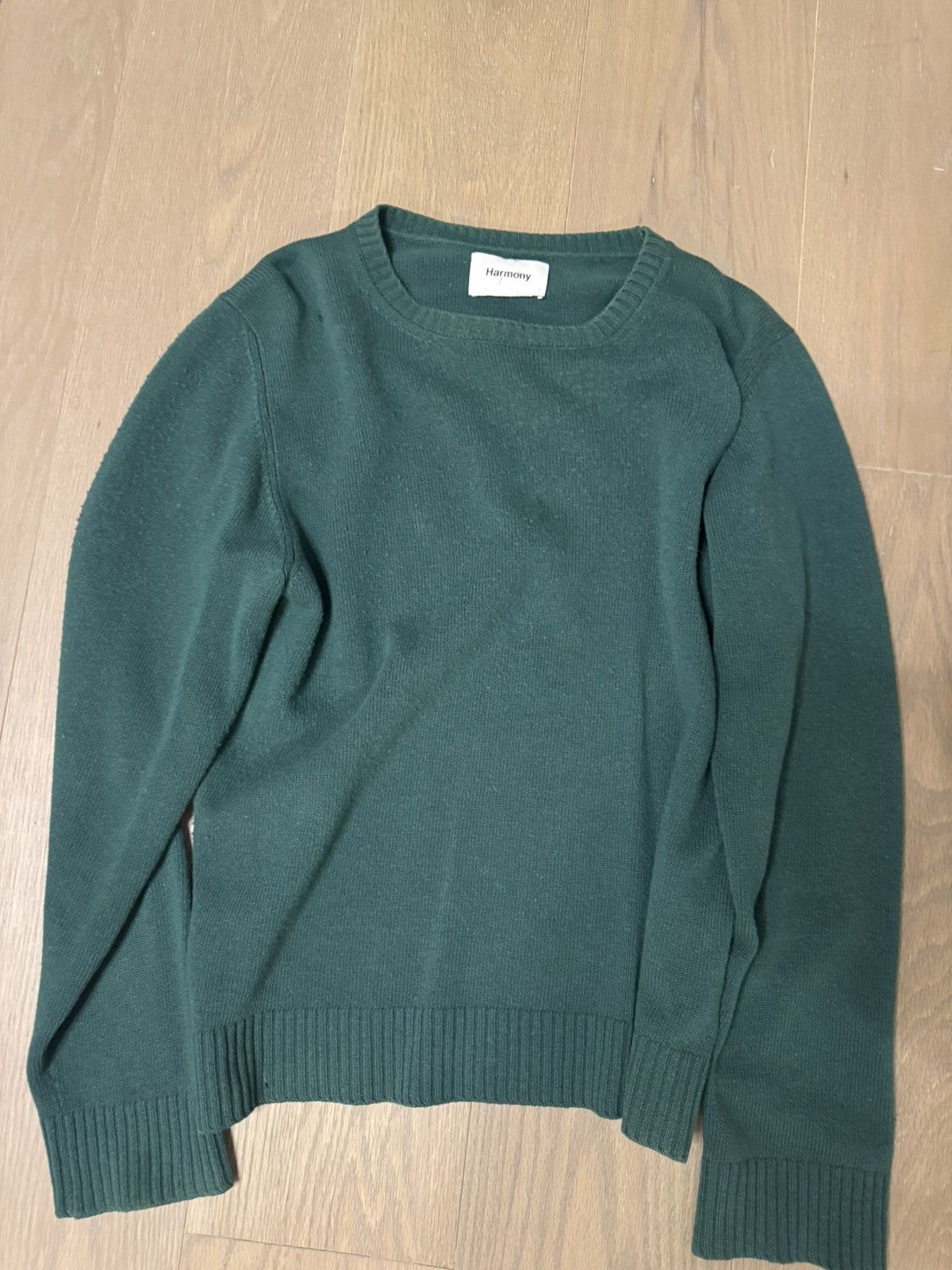 Harmony Paris Racing green wool sweater size small Size US S / EU 44-46 / 1 - 1 Thumbnail