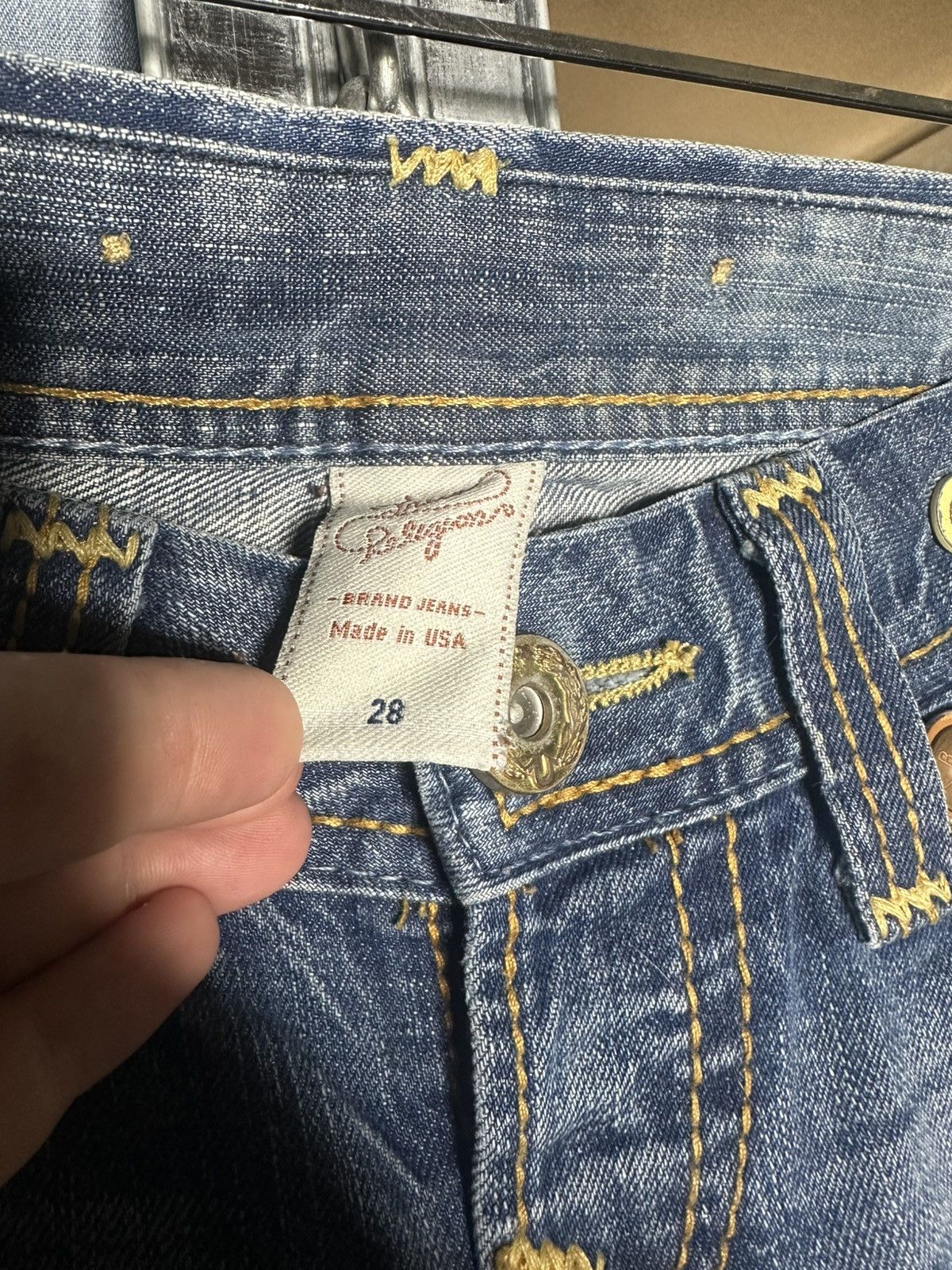 True Religion True Religion Flared Bootcut Blue Denim Jeans Size 28 Size 28" / US 6 / IT 42 - 6 Thumbnail