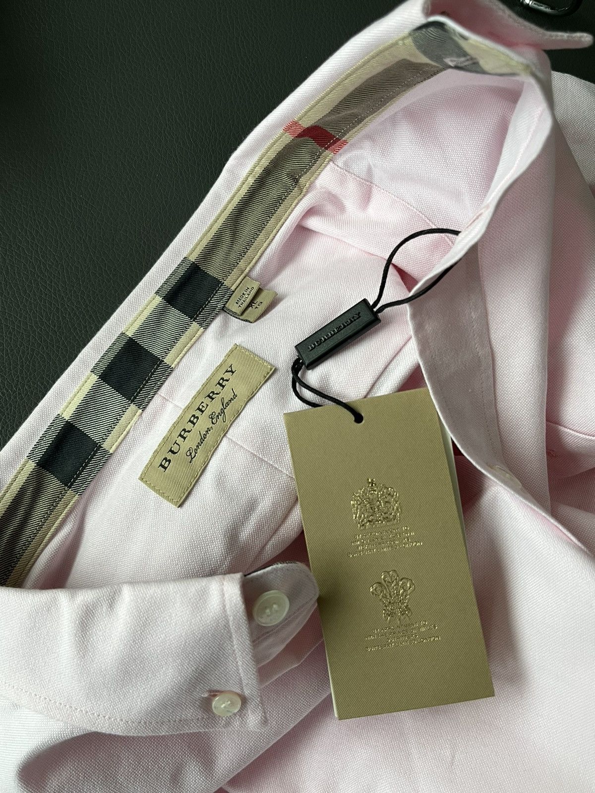 Burberry Sold out Brand New Classic Burberry Check Logo Dressy Shirt Size US L / EU 52-54 / 3 - 24 Thumbnail