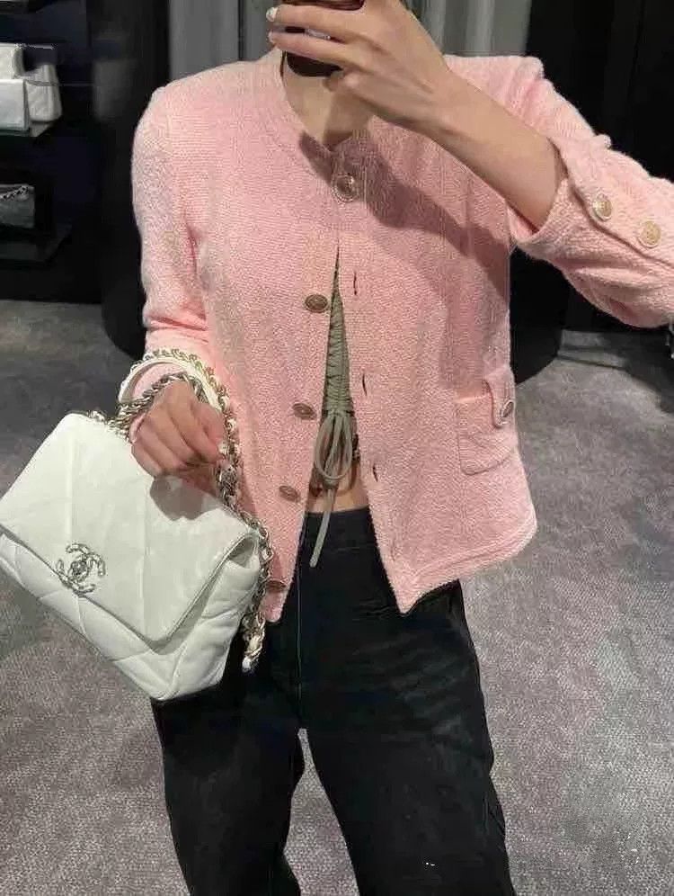 Chanel Chanel Seoul Collection Pink Woven Jacket Size XXS / US 00 / IT 34 - 1 Thumbnail
