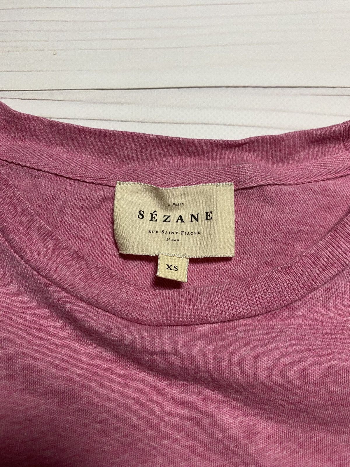 Designer × Sezane Vintage Sezane design t shirt Size XS / US 0-2 / IT 36-38 - 3 Thumbnail