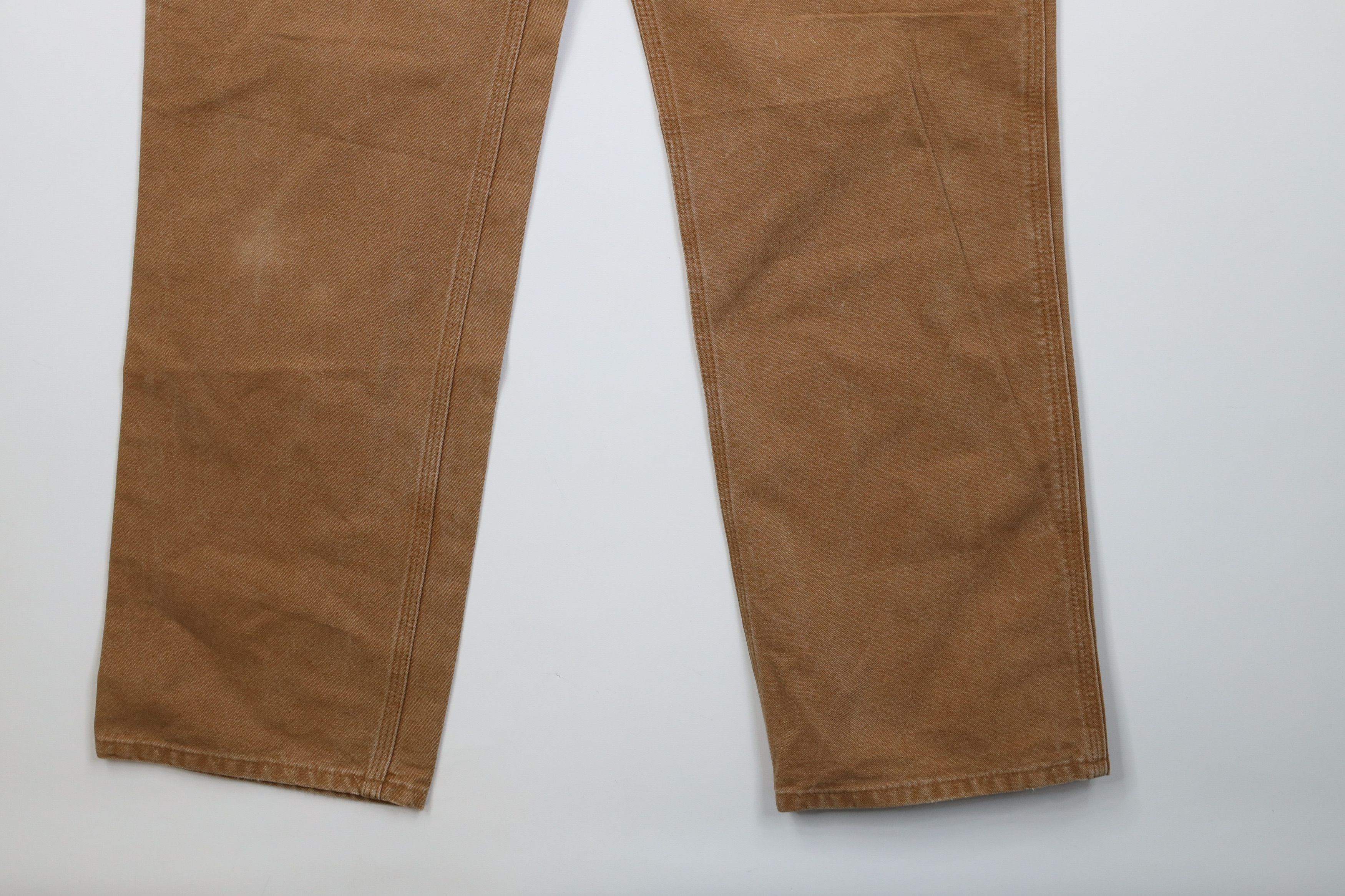 Carhartt Vintage Y2K Carhartt Relaxed Canvas Wide Leg Dungaree Pants Size US 36 / EU 52 - 5 Thumbnail