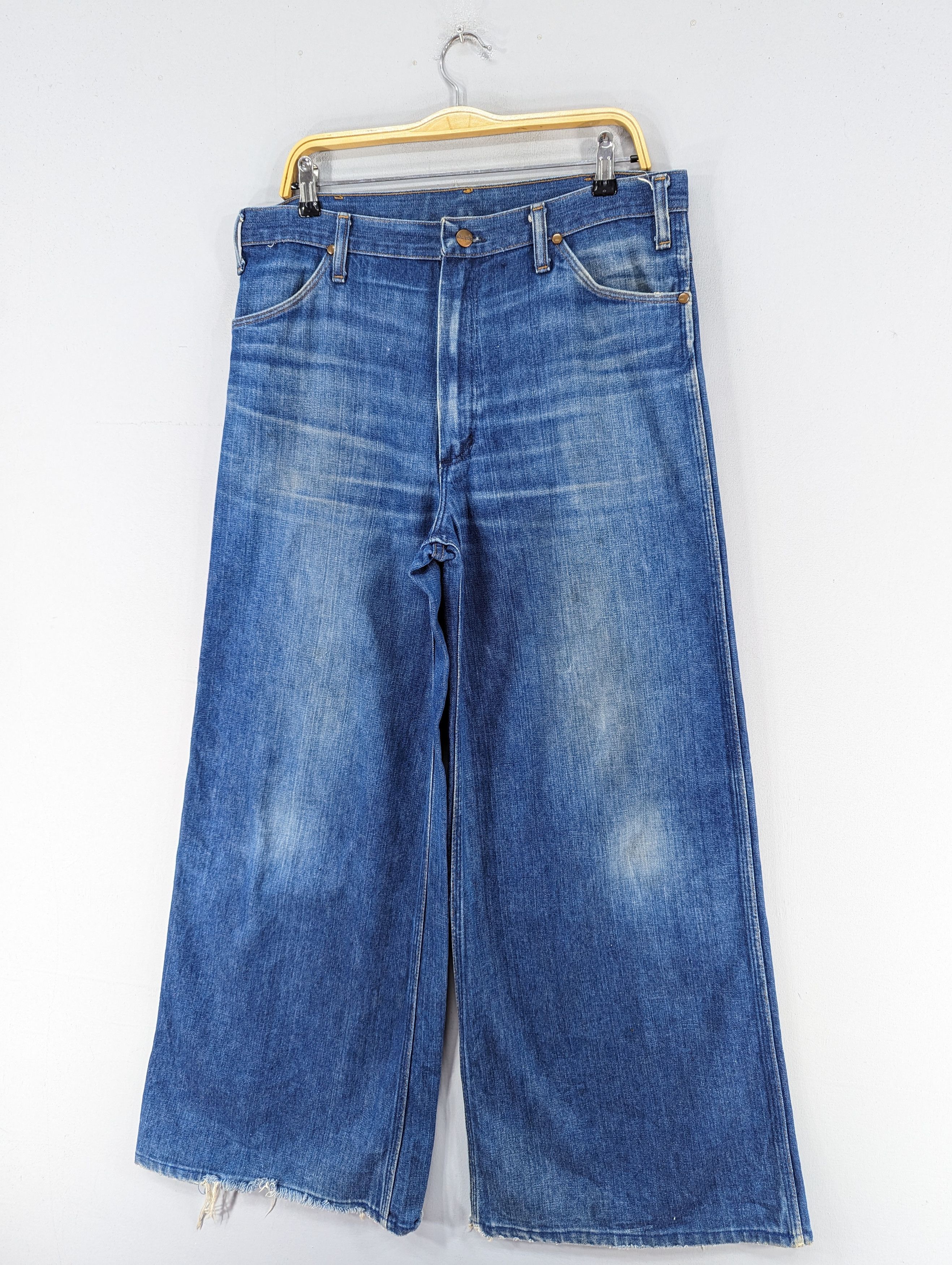 Wrangler Vintage Wrangler Over Baggy Style Denim Jeans Size US 35 - 3 Thumbnail