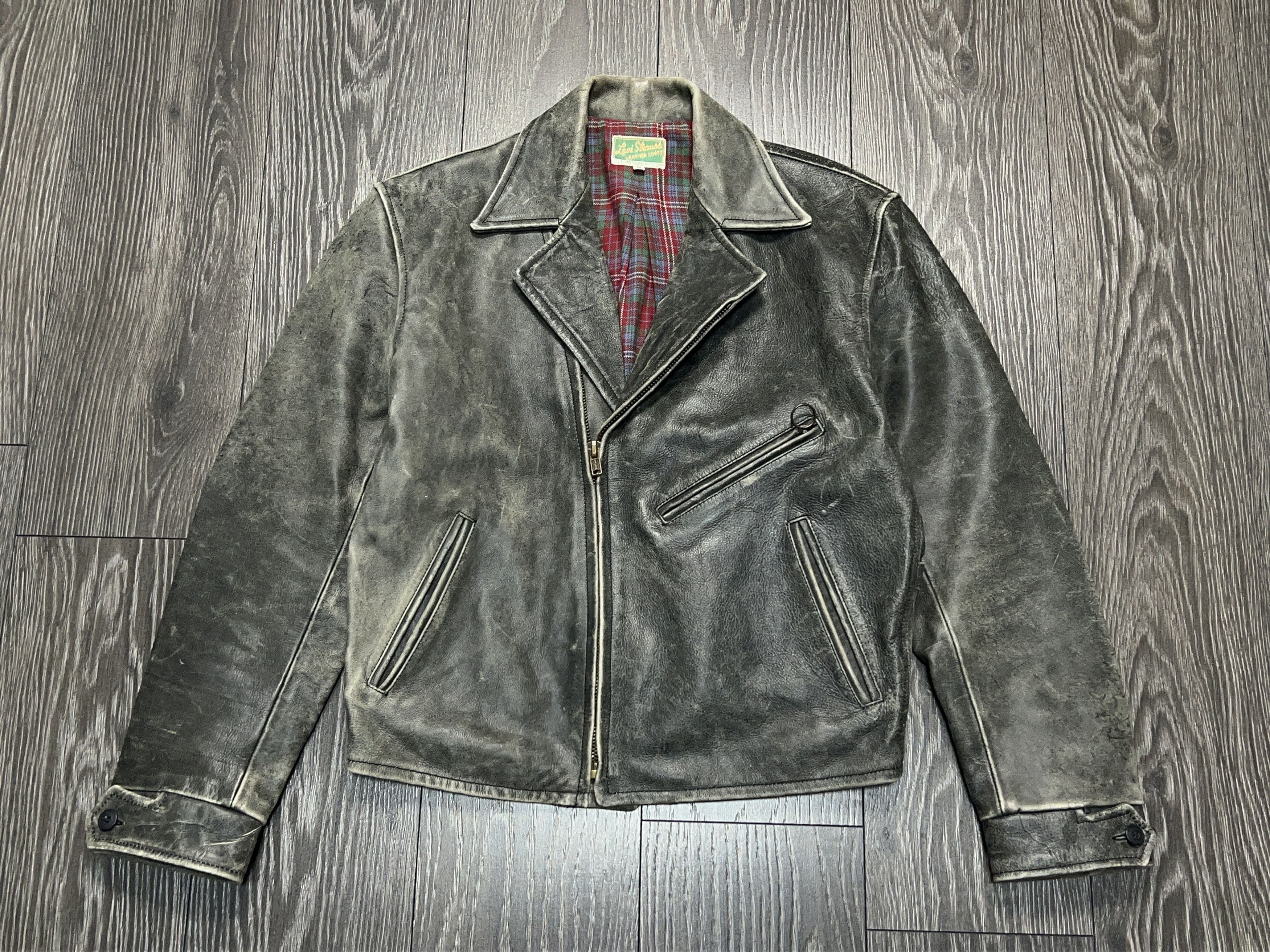 Levi's LVC 1930/40s Biker Motorcycle Leather Distressed Jacket M Size US M / EU 48-50 / 2 - 3 Thumbnail