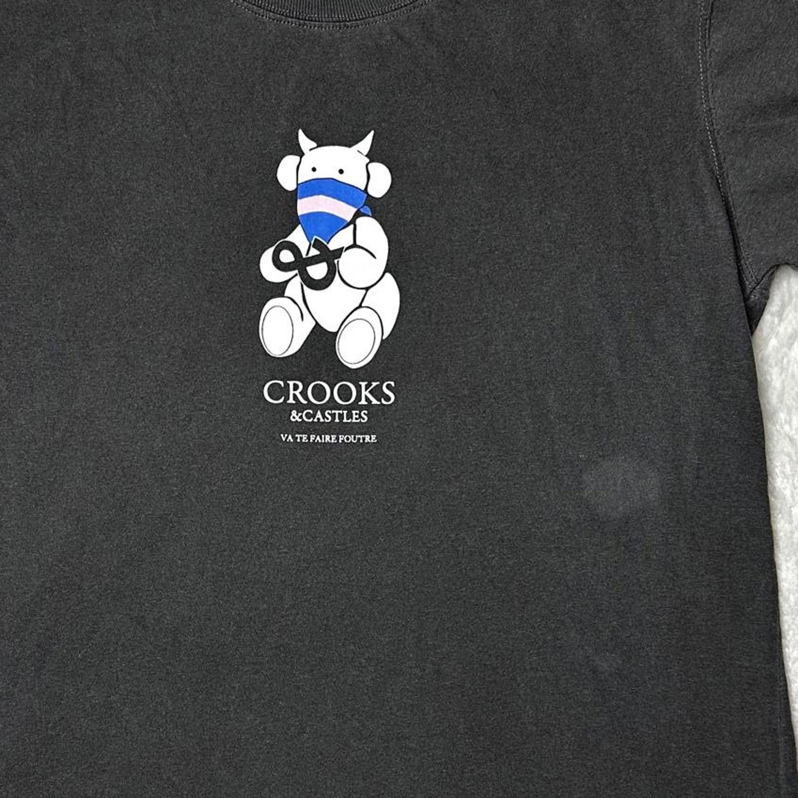 Crooks & Castles NWT Crooks & Castles Bear Graphic T-Shirt Grey Women’s M Size M / US 6-8 / IT 42-44 - 7 Thumbnail