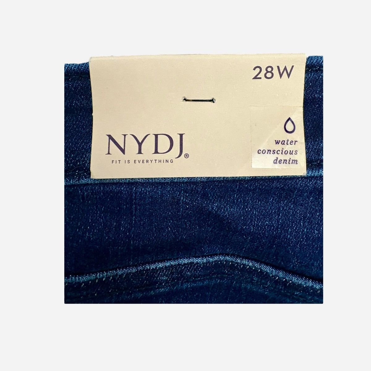 NYDJ NYDJ Women’s Plus Size Emma Dark Blue Jeans Sz 28W Size 36" / US 14 / IT 50 - 10 Thumbnail