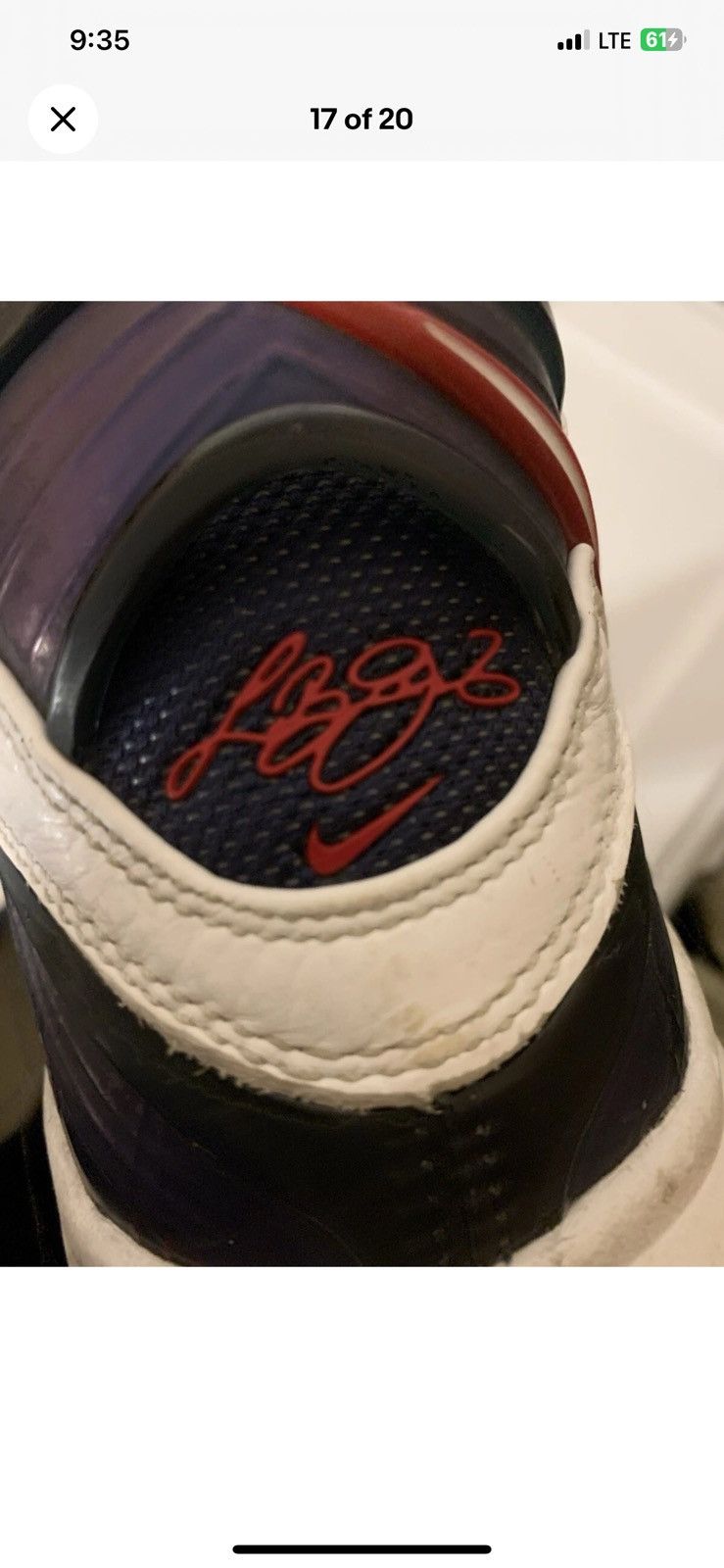 Nike Nike mens sz. 13 Lebron 8 Flywire 417098-100 blue white Size US 13 / EU 46 - 10 Thumbnail