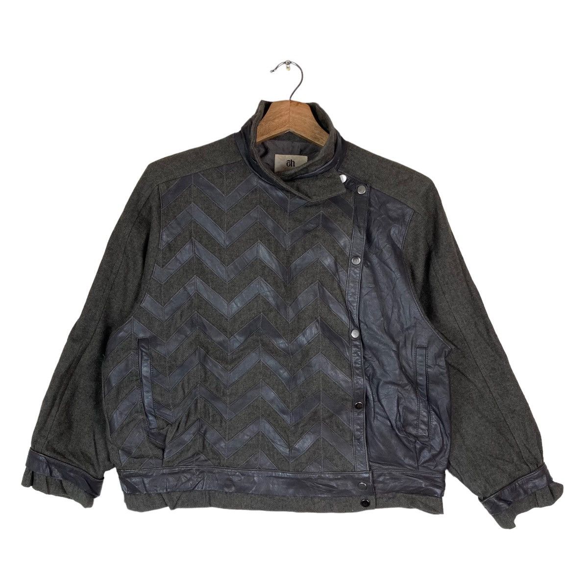 Vintage Vintage an Parienne Snap Button With Zipper Crop Jacket Size M / US 6-8 / IT 42-44 - 1 Thumbnail
