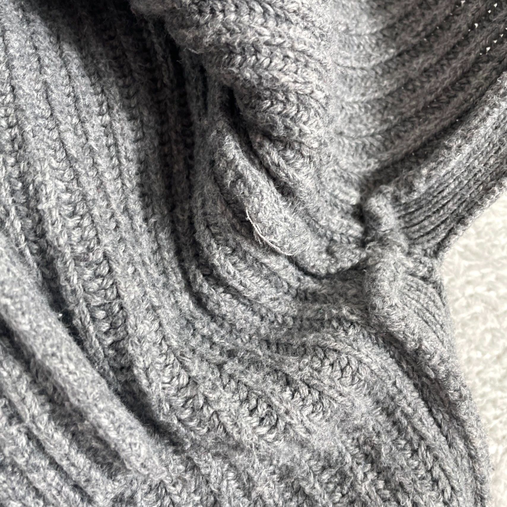 Madewell Madewell Knit Sweater Womens XS Gray Ribbed Crewneck Bohemian Cottage Size XS / US 0-2 / IT 36-38 - 6 Thumbnail