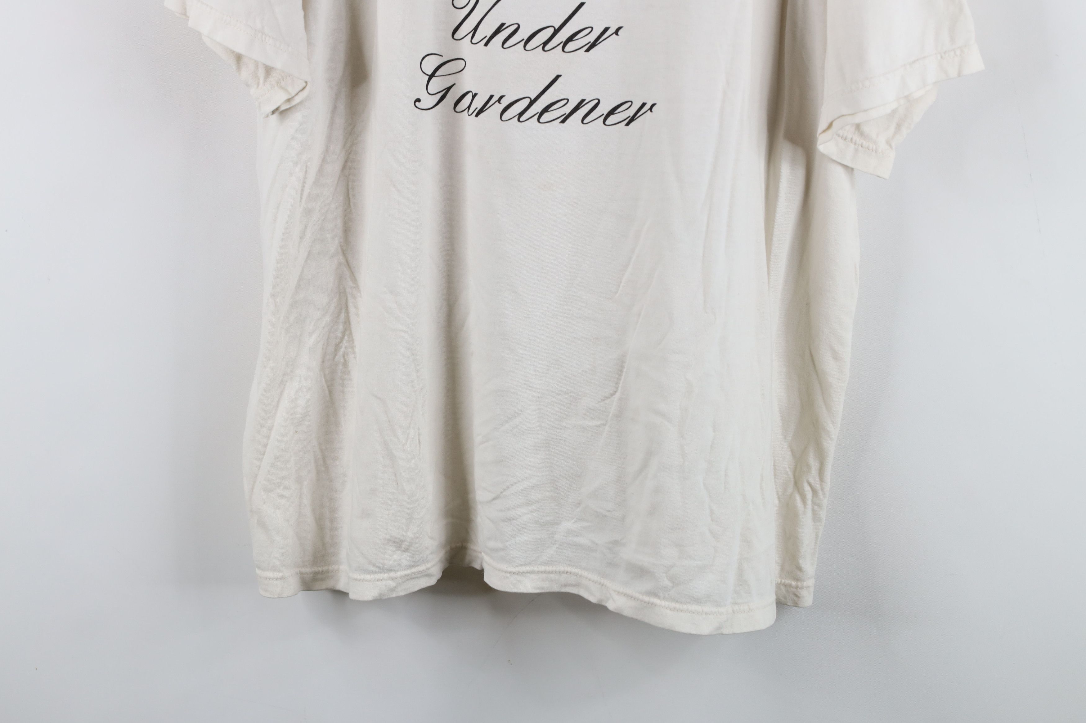 Vintage Vintage 90s Streetwear Nature Under Gardener T-Shirt Size ONE SIZE - 3 Thumbnail