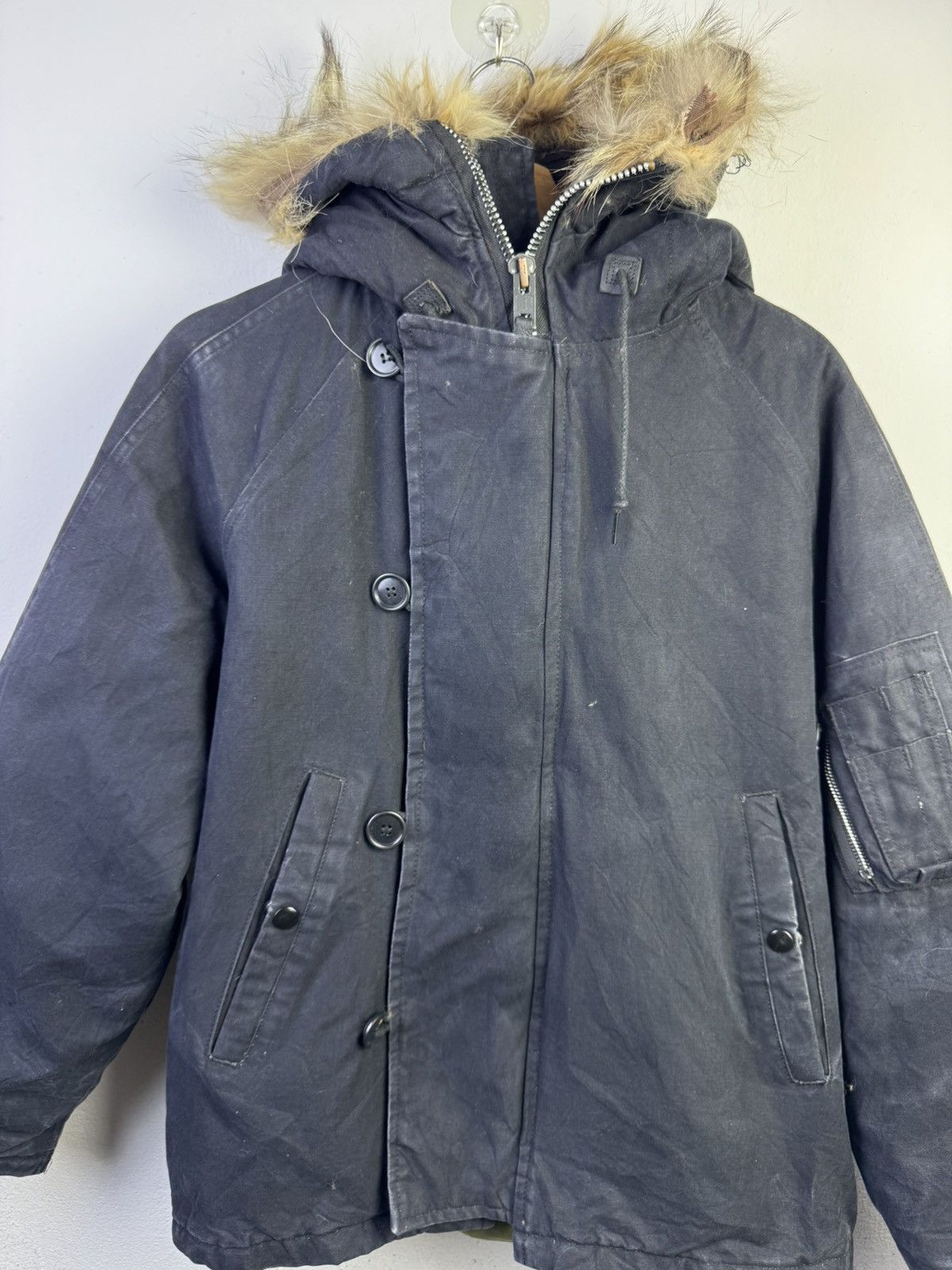 Vintage Vintage 80s N2B Flying Jacket Hooded Made In USA Size US M / EU 48-50 / 2 - 5 Thumbnail