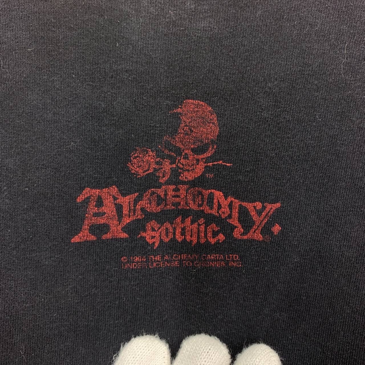 Band Tees 90s Vintage ALCHEMY GOTHIC by CRONIES T Shirt #2436/AJ Size US M / EU 48-50 / 2 - 8 Thumbnail