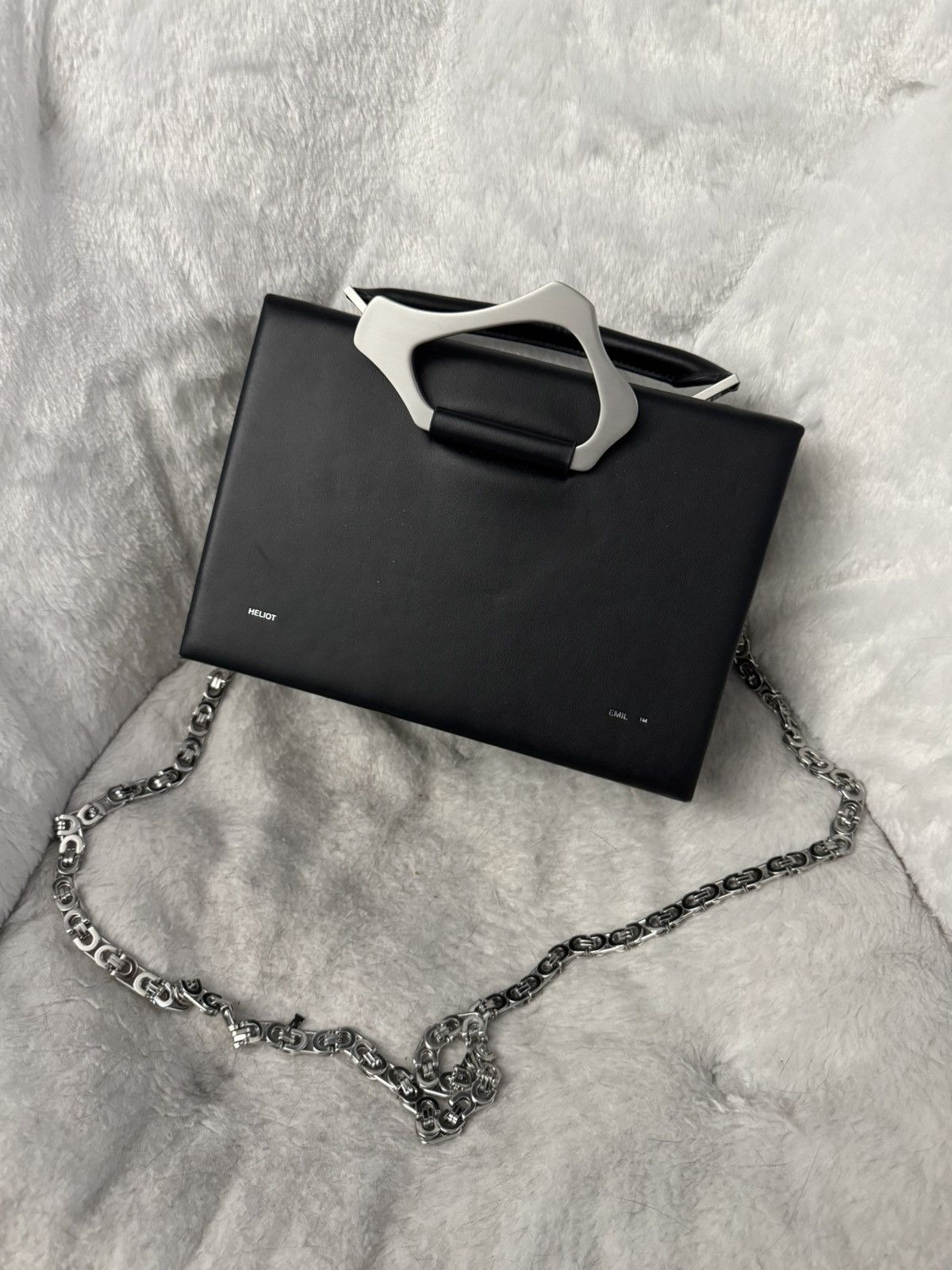 Heliot Emil Heliot Emil Arenite black leather bag Size ONE SIZE - 1 Thumbnail