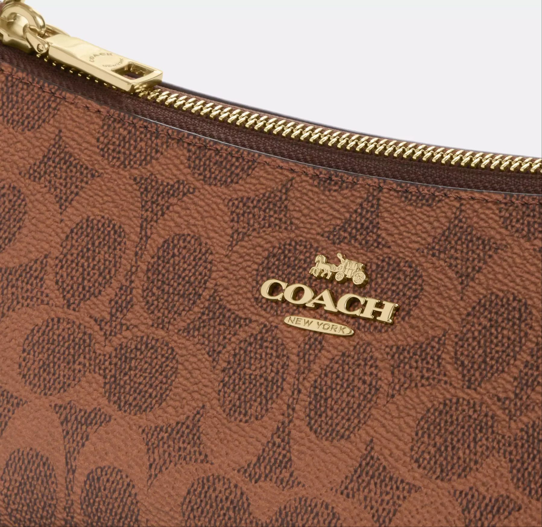Coach Charlotte Shoulder Bag In Signature Canvas CCL40 Size ONE SIZE - 7 Thumbnail