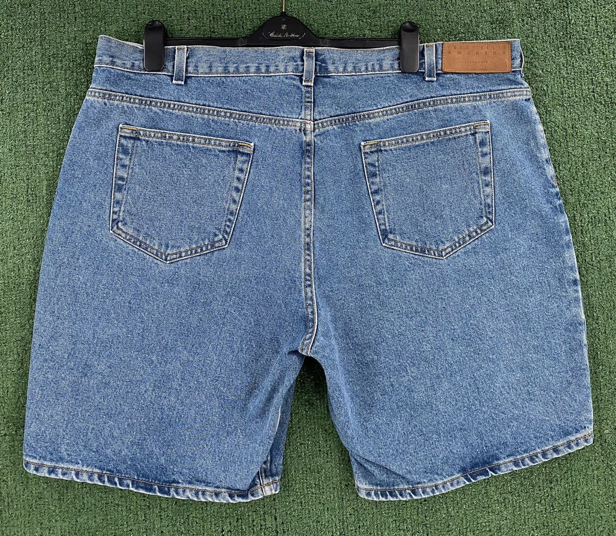 Perry Ellis Vintage 90’s Perry Ellis Denim Jean Shorts Jorts Mens Sz 43 Size US 43 - 5 Thumbnail
