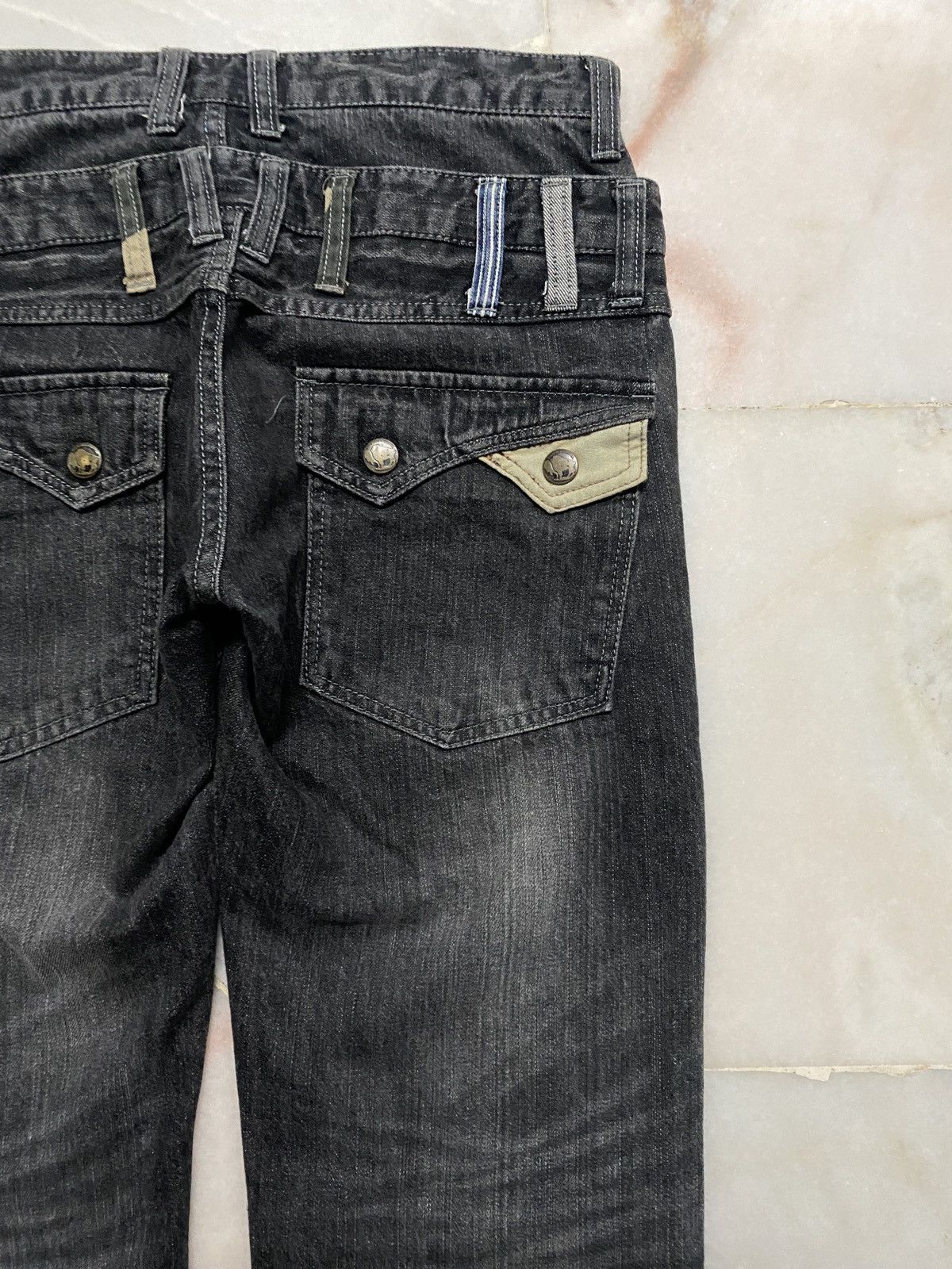 Hysteric Glamour Dominate Handcrafted Jeans Double Waist Stone Washed Style Size US 30 / EU 46 - 18 Thumbnail
