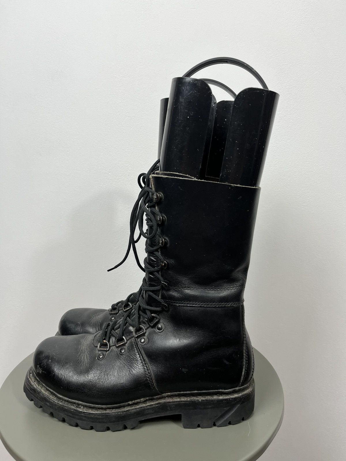 Other Vintage 1982 Military Leather Combat Boots Black Size 42 Size US 9 / EU 42 - 9 Thumbnail