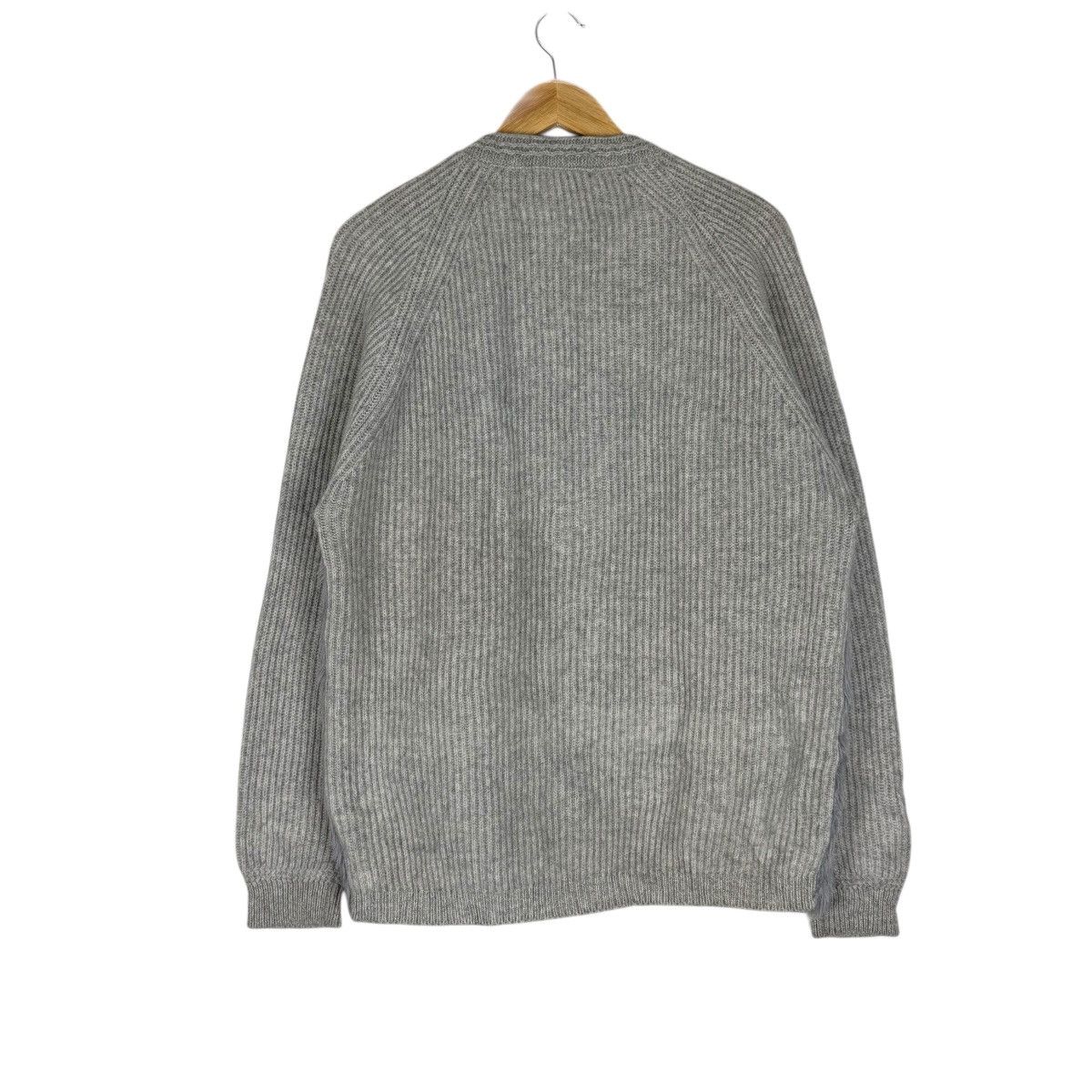Vintage 🌟60s WORLD PIGEON MOHAIR GRIZLY CARDIGAN JACKET Size US L / EU 52-54 / 3 - 6 Thumbnail