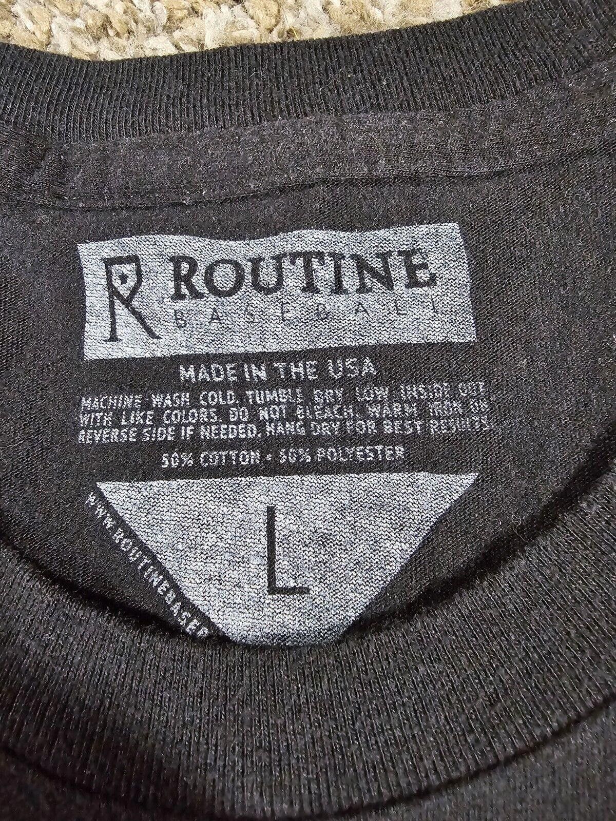 Designer routine baseball Made In USA Large tshirt ONE MORE Size US L / EU 52-54 / 3 - 3 Thumbnail