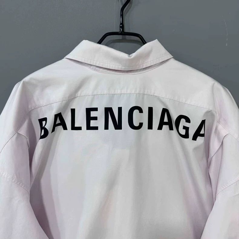 Balenciaga Balenciaga size 38 Printed logo shirt Size XS / US 0-2 / IT 36-38 - 4 Thumbnail