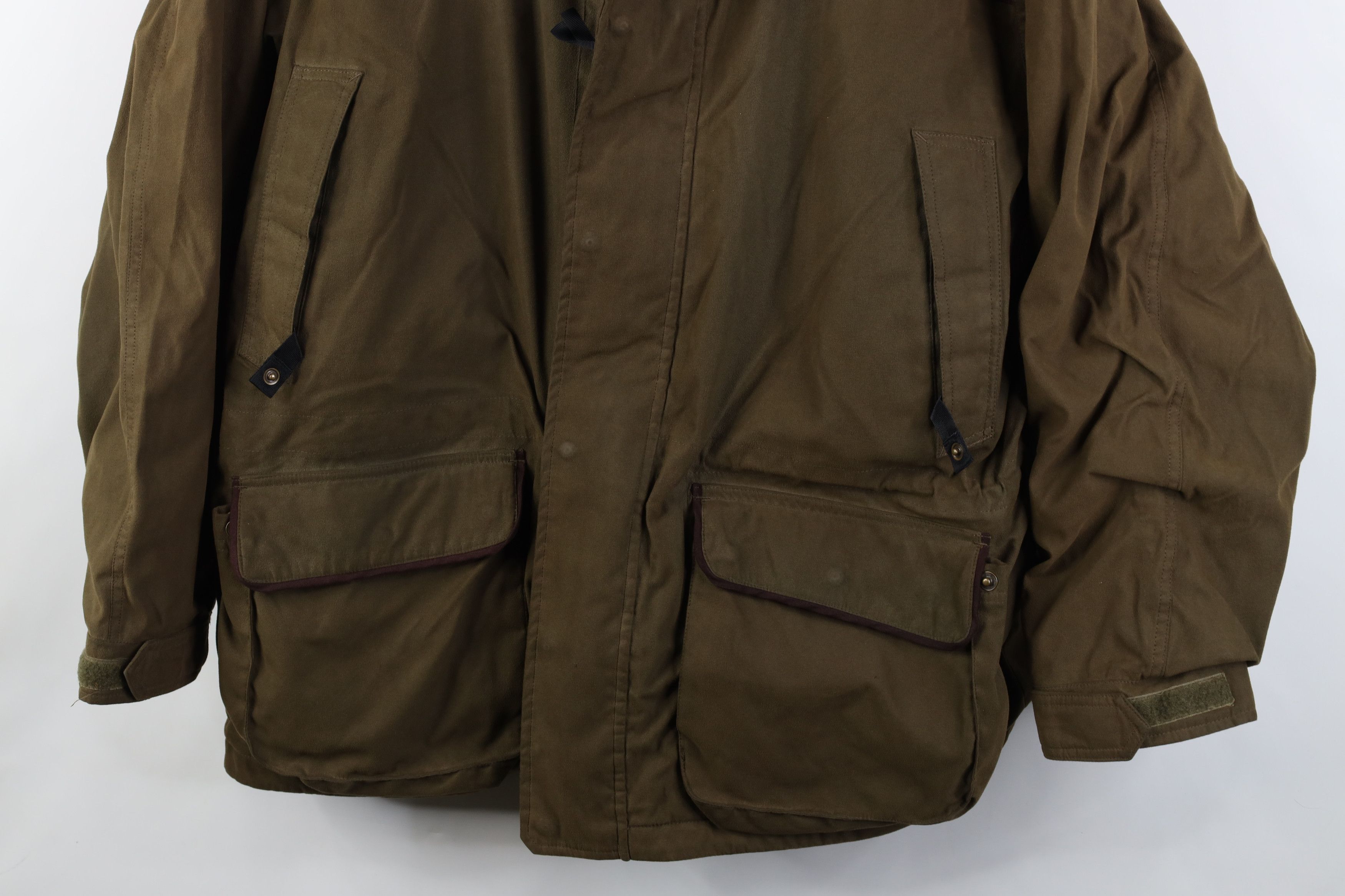Cabelas Vintage 90s Cabelas Hunting Parka Jacket Coat Breen Size US XL / EU 56 / 4 - 3 Thumbnail