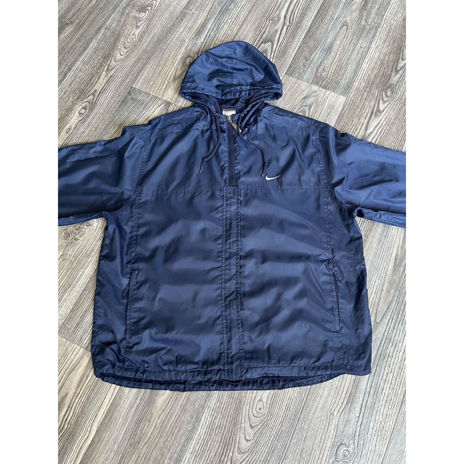 Nike Nike Windbreaker Zip Swoosh Vintage Jacket y2k Size US S / EU 44-46 / 1 - 4 Thumbnail