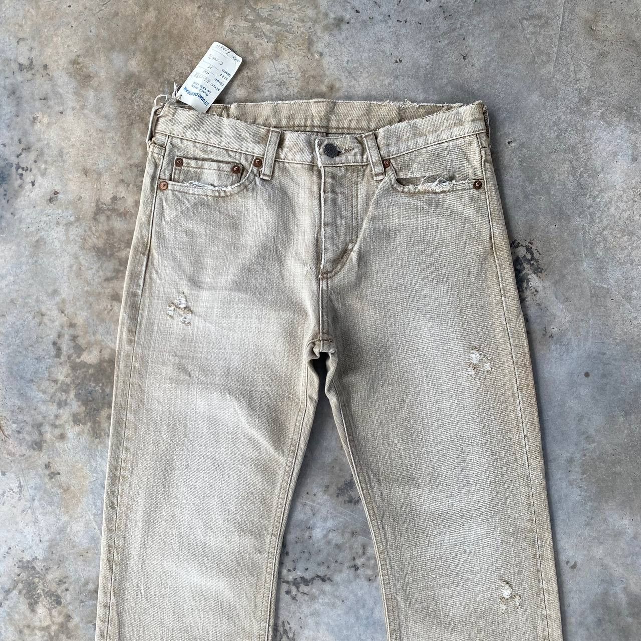 Studio D'Artisan VINTAGE STUDIO DARTISAN PRISONER DENIM DISTRESSED W28 Size US 28 / EU 44 - 6 Thumbnail