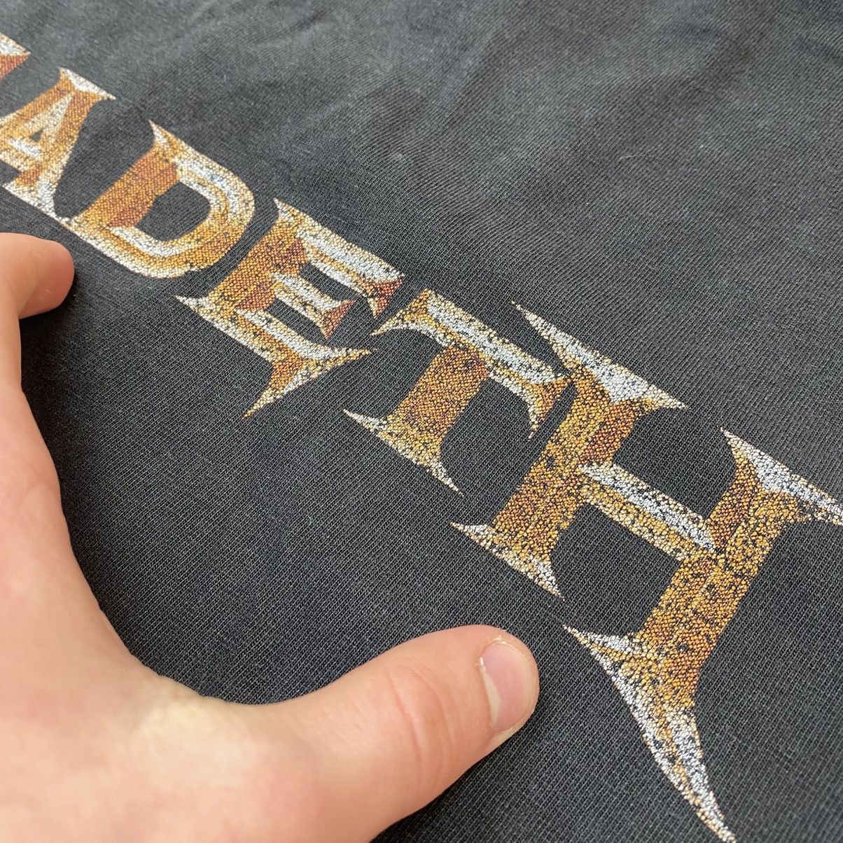 Band Tees Vintage Megadeth 90’s Arcenal of singl stitch the roxx tee Size US M / EU 48-50 / 2 - 12 Thumbnail
