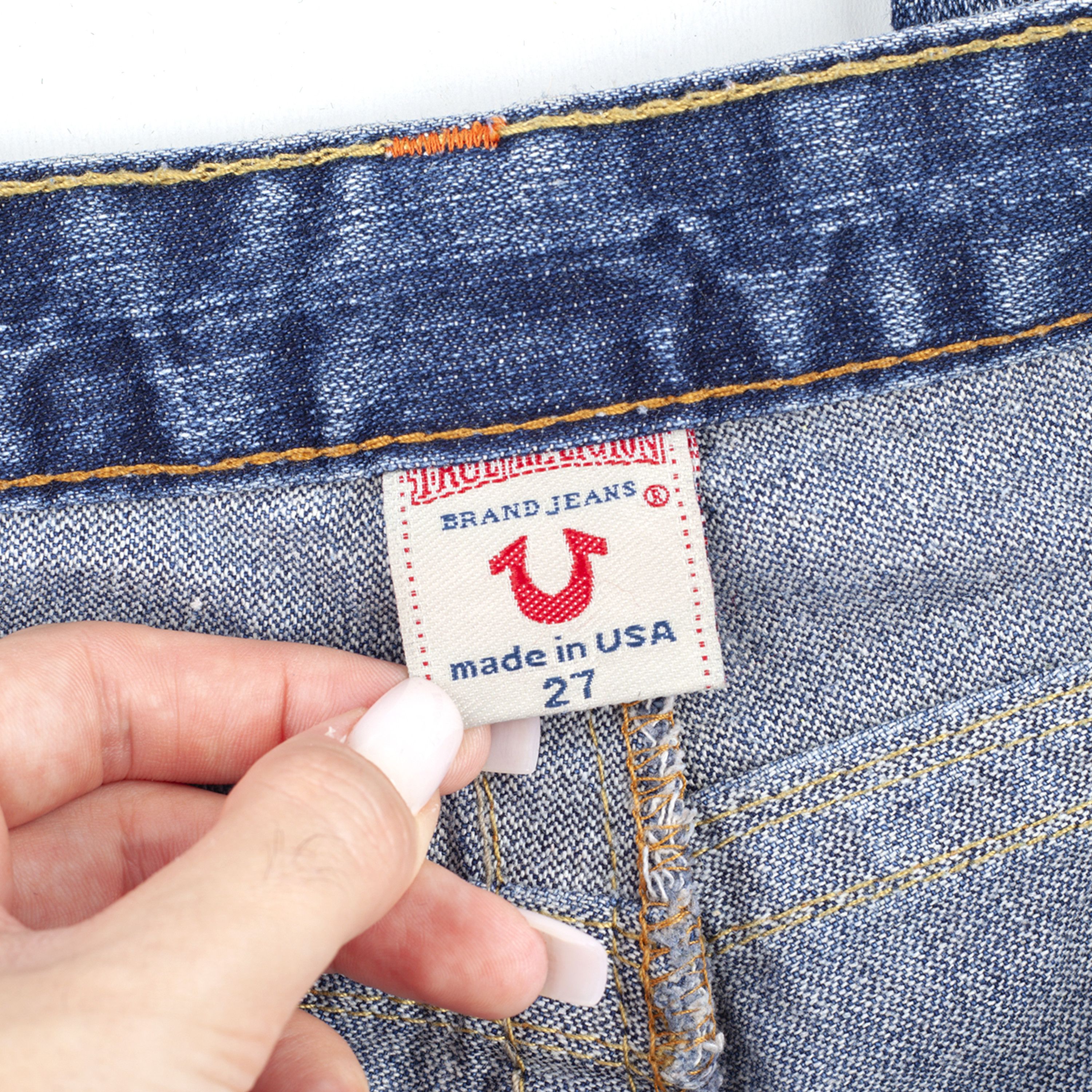 True Religion True Religion Vintage Patch Joey Bootcut Jeans (S) Size 27" / US 4 / IT 40 - 7 Thumbnail