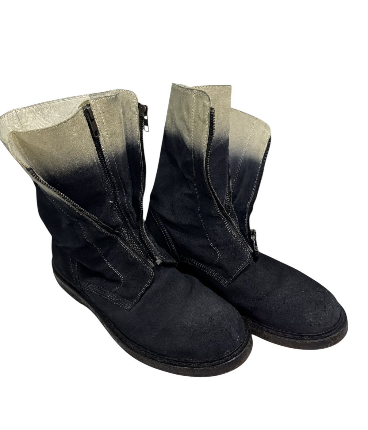 Ann Demeulemeester Ann Demeulemeester fw12 gradient dye double zipper Size US 9 / EU 42 - 1 Thumbnail
