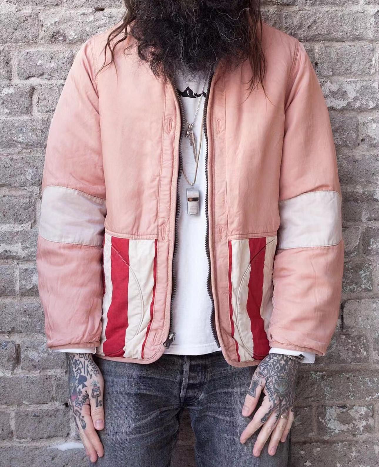 ビズビム VISVIM IRIS LINER JKT 19SS ピンク Visvim 19ss Mud Dye Iris Liner Jacket Flagged Pink Size 3 Brand