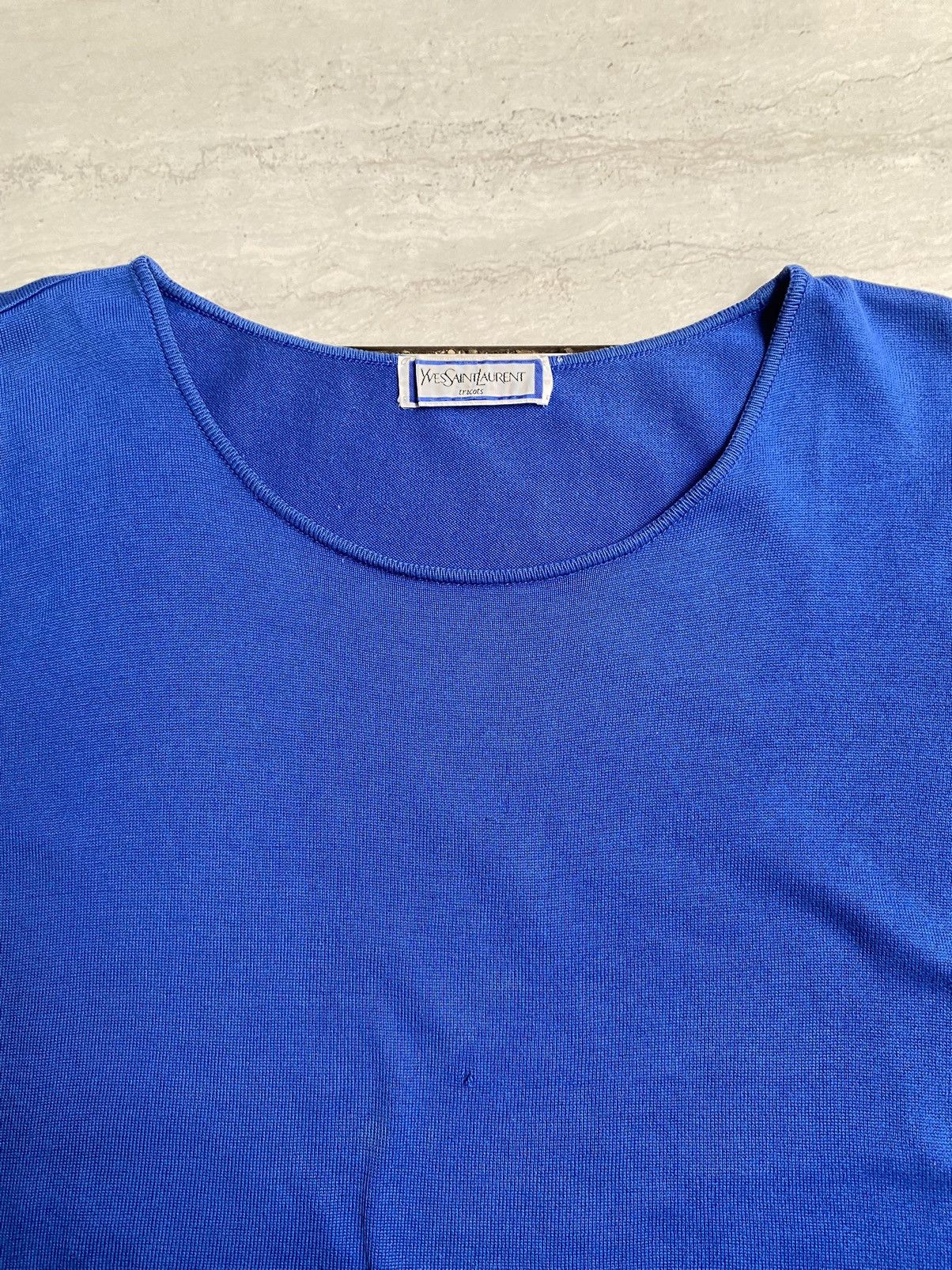Yves Saint Laurent YSL Yves Saint Laurent tricots Tipped Knit T-shirt Size US XS / EU 42 / 0 - 4 Thumbnail