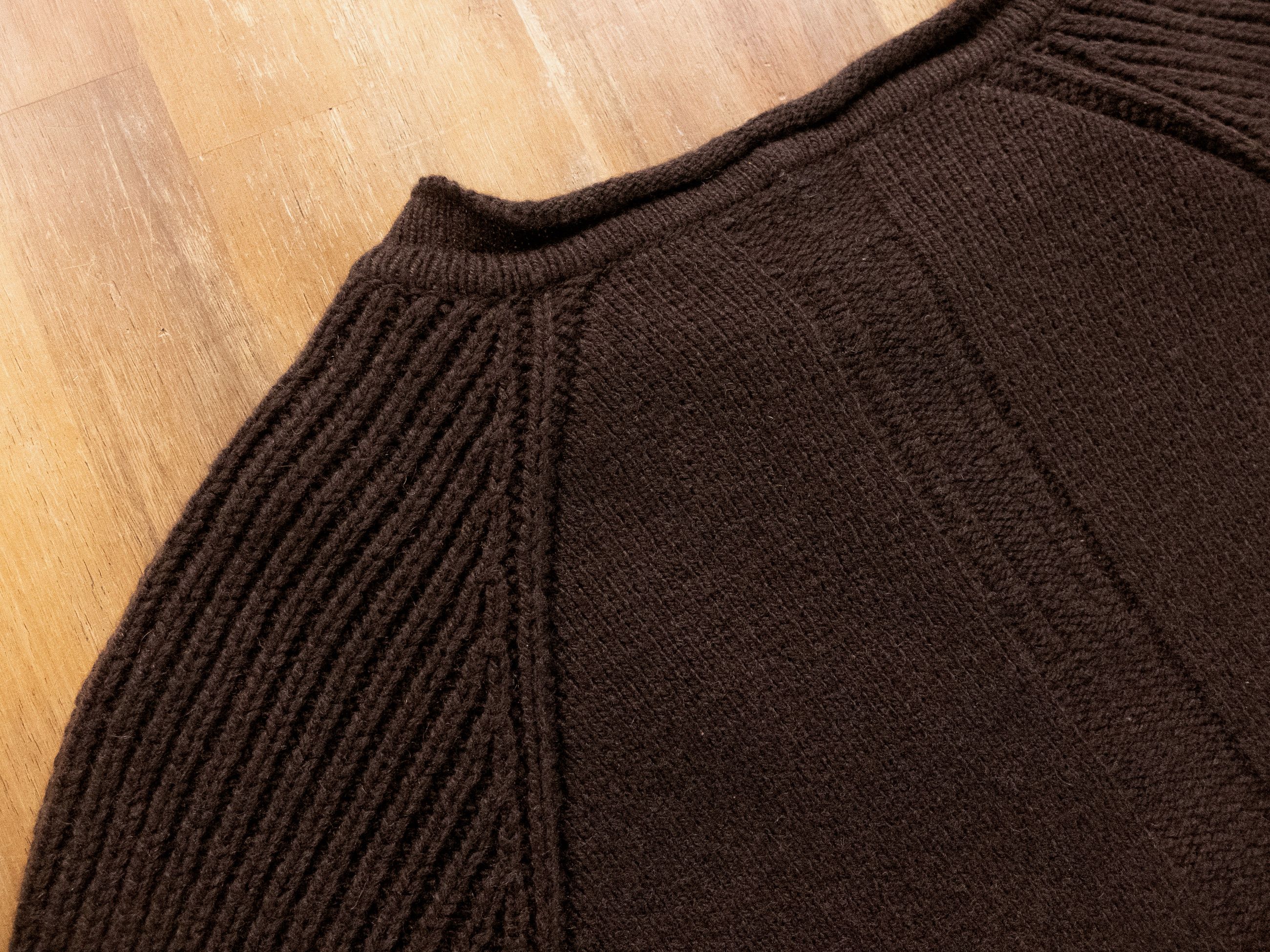 Rick Owens RICK OWENS brown slim fit crew knit cashmere sweater Medium Size US M / EU 48-50 / 2 - 11 Thumbnail