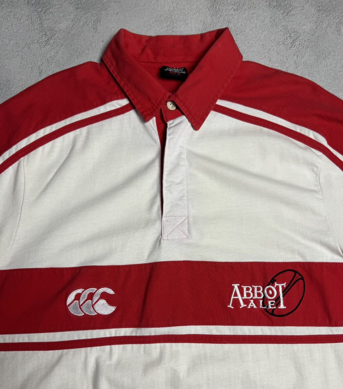 Canterbury of New Zealand Abbot Ale Rugby Union Polo Shirt Jersey Canterbury Size US XL / EU 56 / 4 - 5 Thumbnail