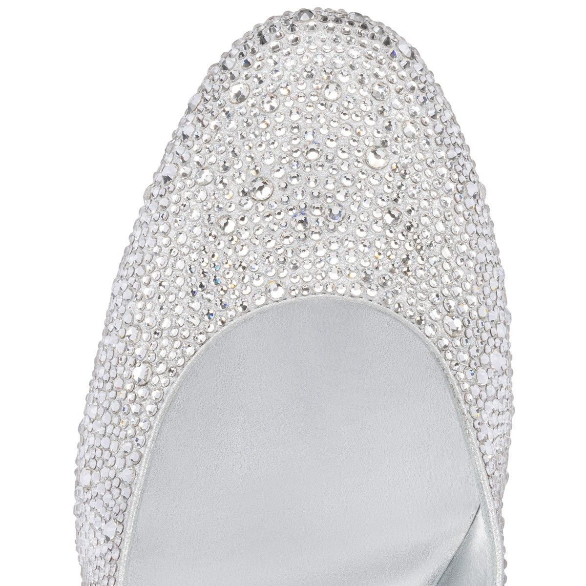 Christian Louboutin o1w1db10425 Mules in Silver Size US 12 / IT 42 - 4 Thumbnail