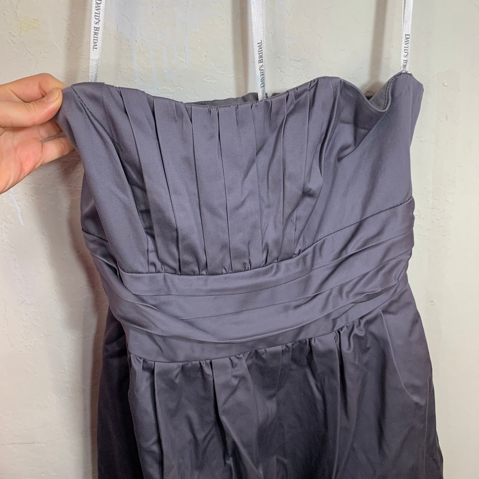 Other David’s Bridal grey dress Size 8 Size M / US 6-8 / IT 42-44 - 3 Thumbnail
