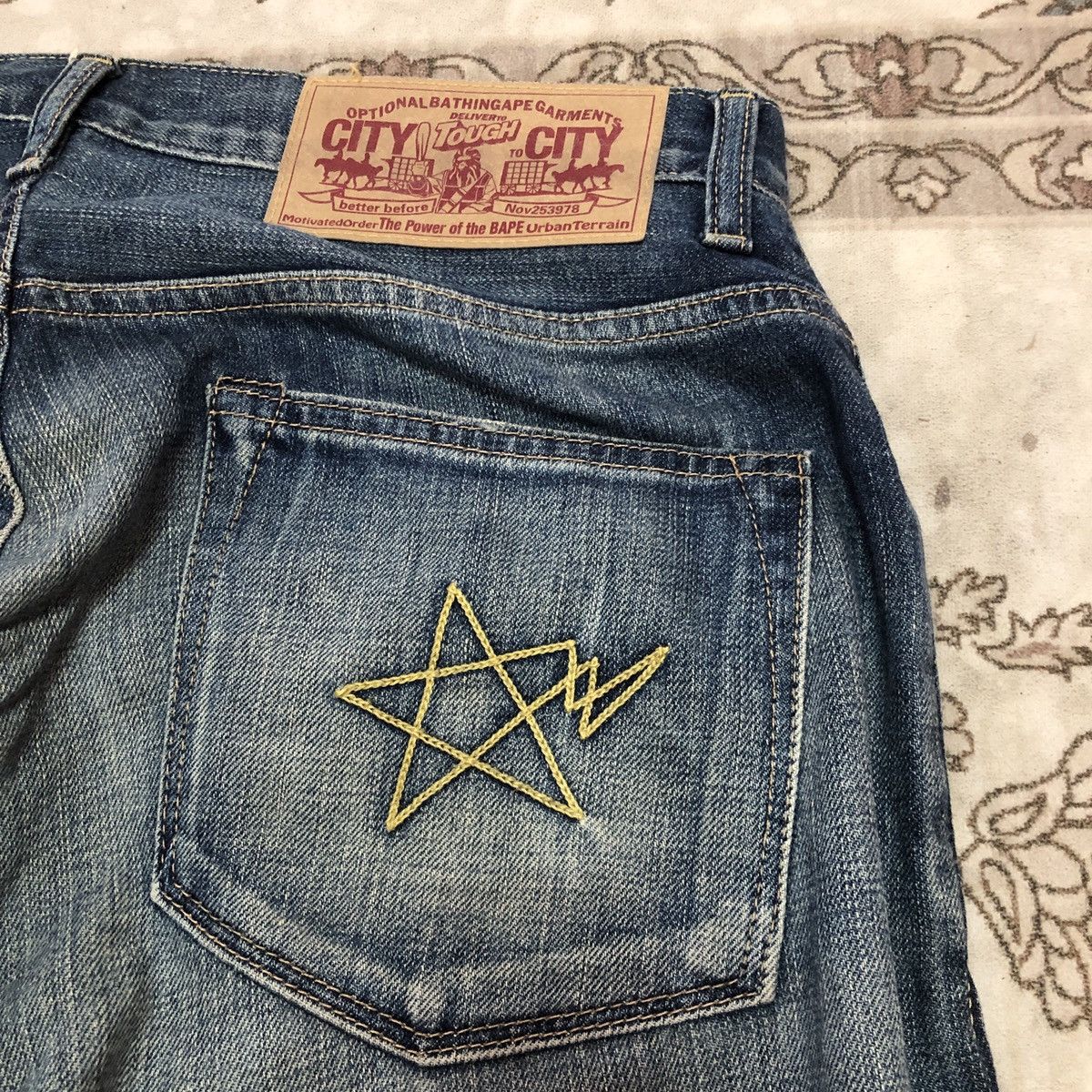 Bape OG A Bathing Ape BapeSta Jeans Size US 32 / EU 48 - 5 Thumbnail