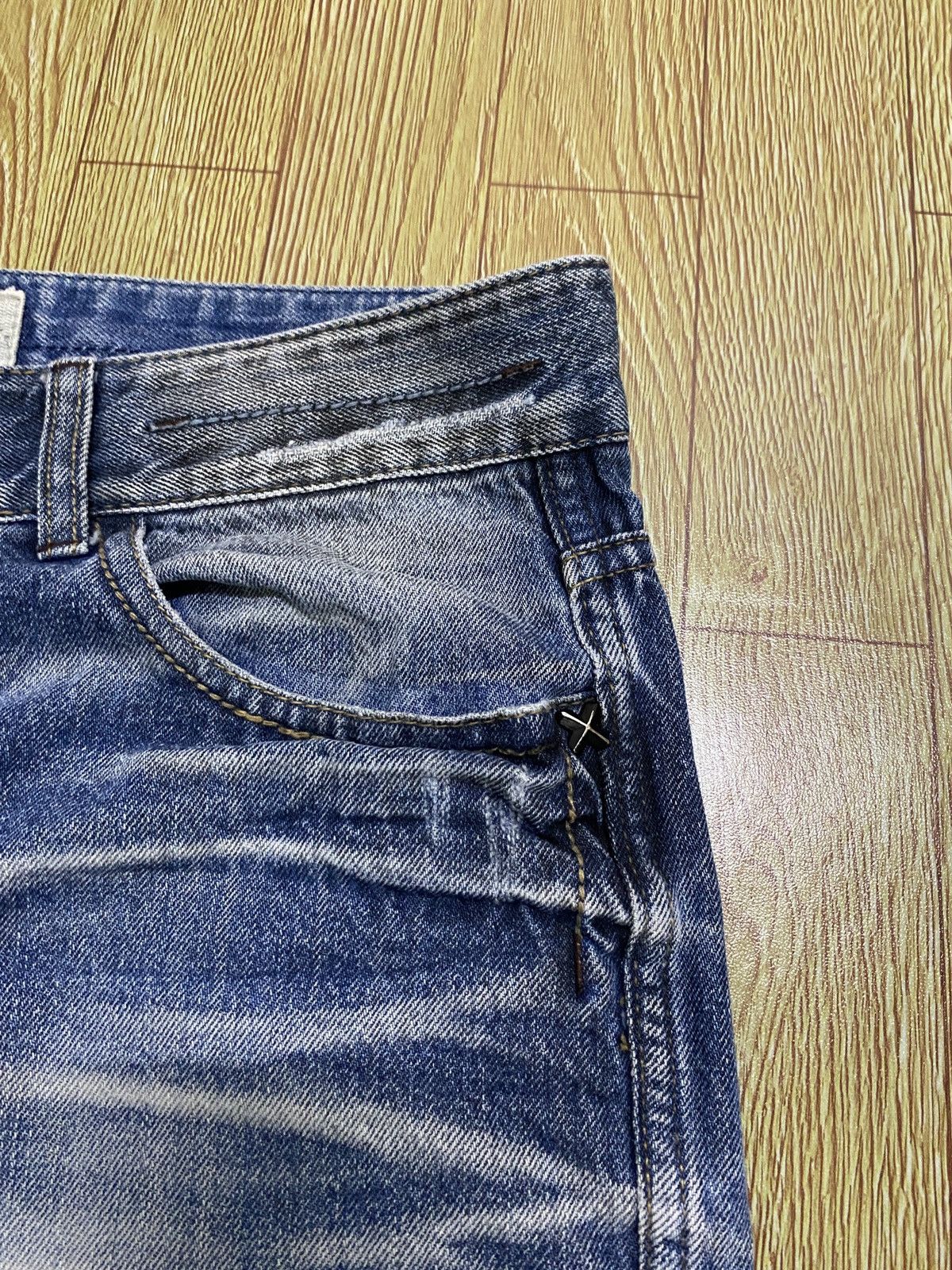 Japanese Brand Rare Design Vintage Japanese Brand Gojeans Jeans 2000s Size US 33 - 5 Thumbnail